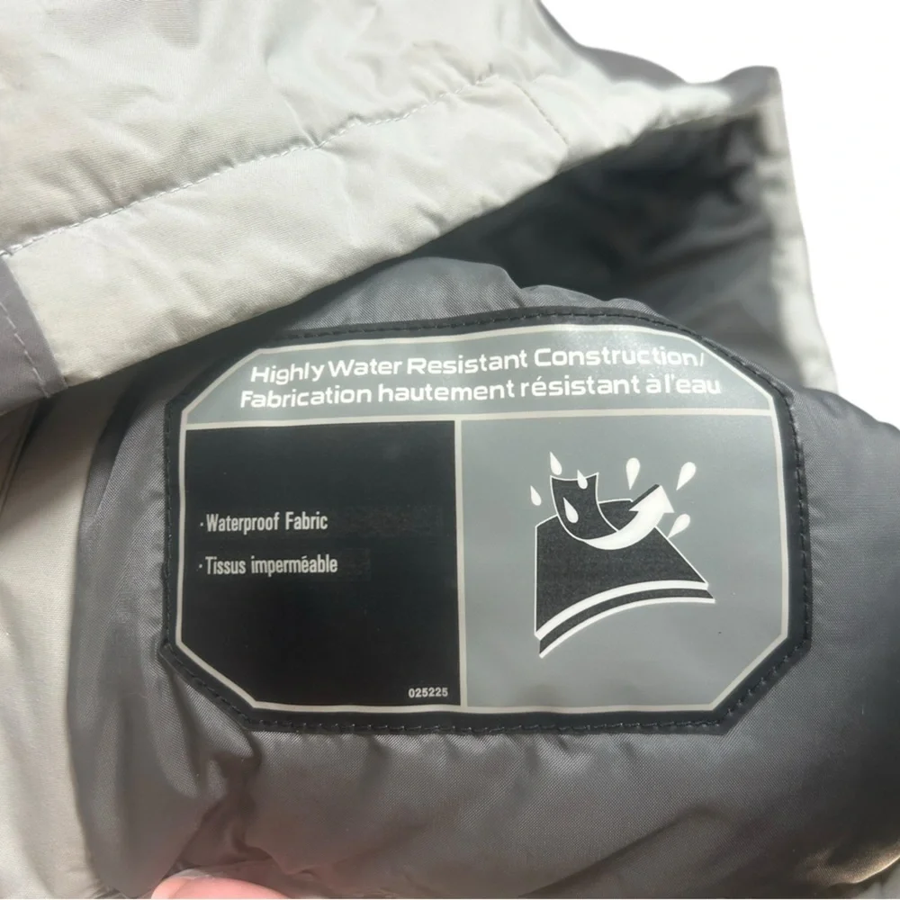 Columbia Sportswear Grey Two-Tone Ski Puffer Jacket Coat Waterproof Mens Large